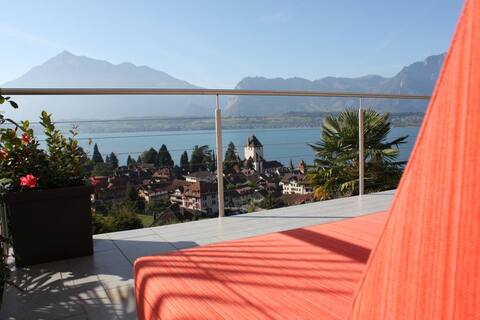 Otium-Soldanella, Balcony, Lake View in Oberhofen