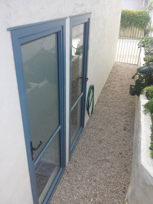 Tucked away behind the main house