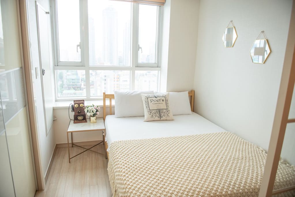 Queen size bed/High quality latex mattress /Allergy care quilt/알레르망 이불