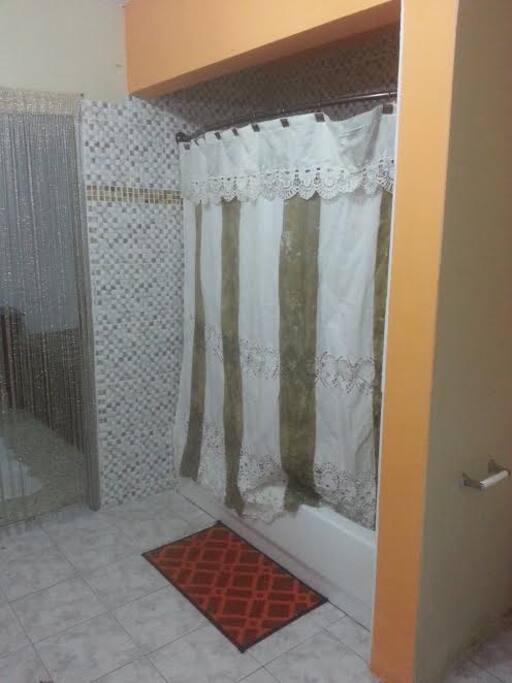 Private Shower area in Master Bathroom