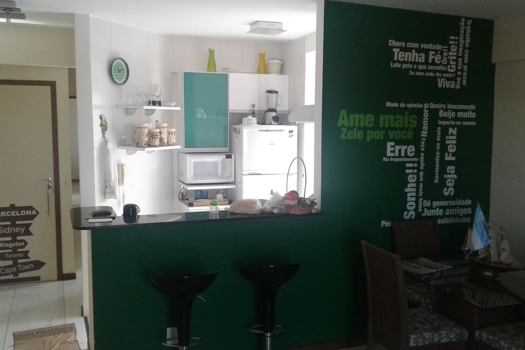 Sala e cozinha