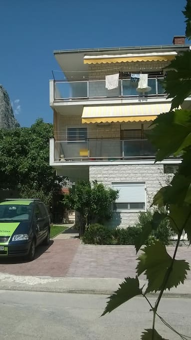 The front of the house