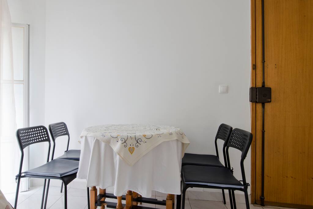 Dining area exclusive to the guests.