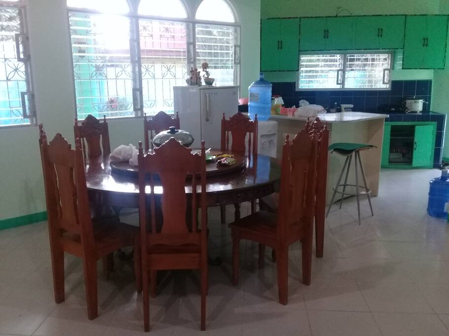 You can cook cooking and eating utensils are provided for with own refrigerator