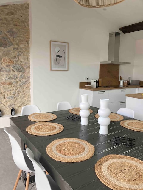 Can Montgaillard, Piscine, 7 pers, 3 ch, 5km Mer