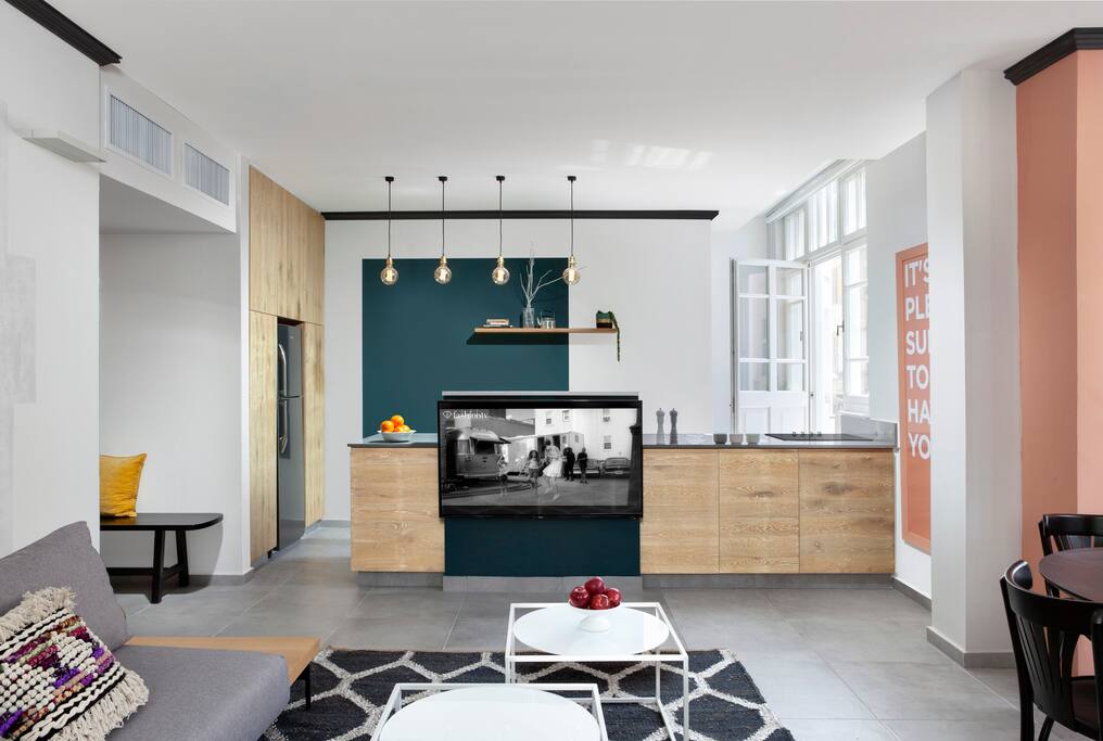 Living Room and Kitchen
