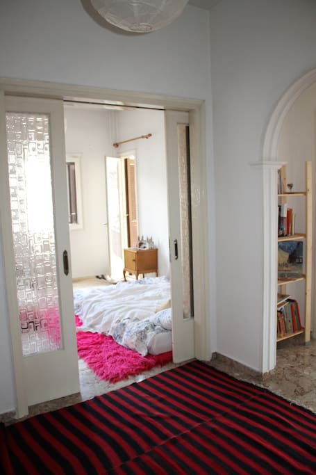 Hall and bedroom