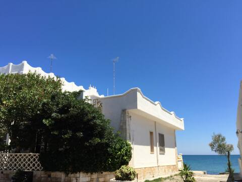 House on the sea in Salento