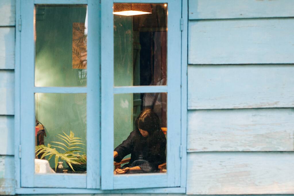 From the window to the living room
