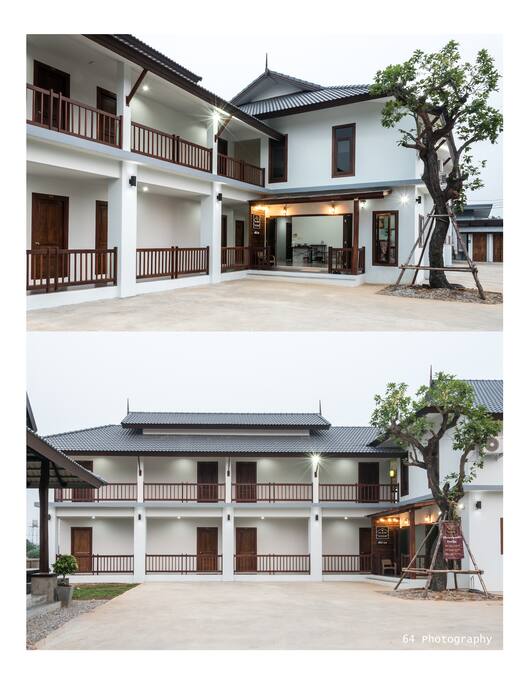 ภาพด้านหน้าอาคาร+ทางเข้า
