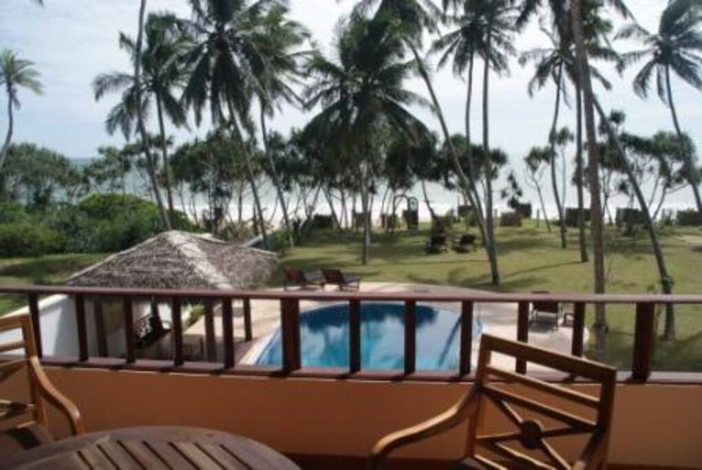 View to the beach from 1st floor