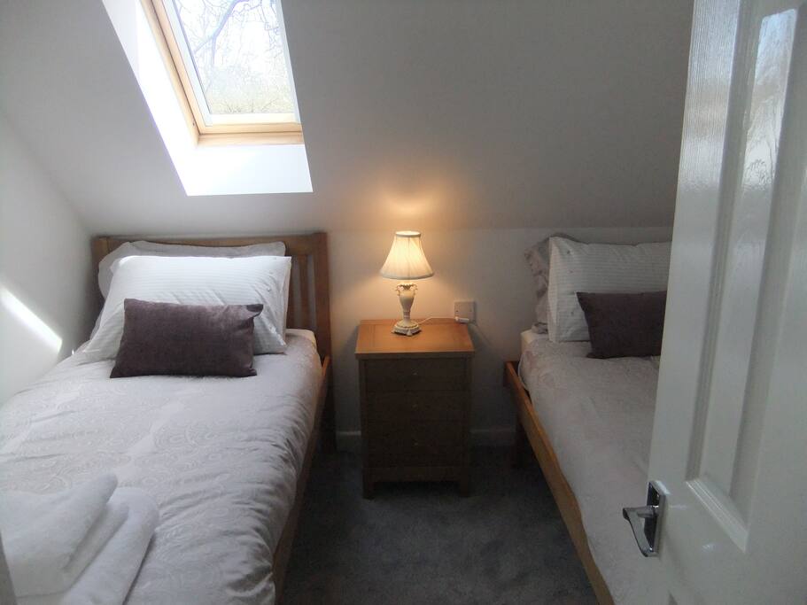 Twin bedroom.