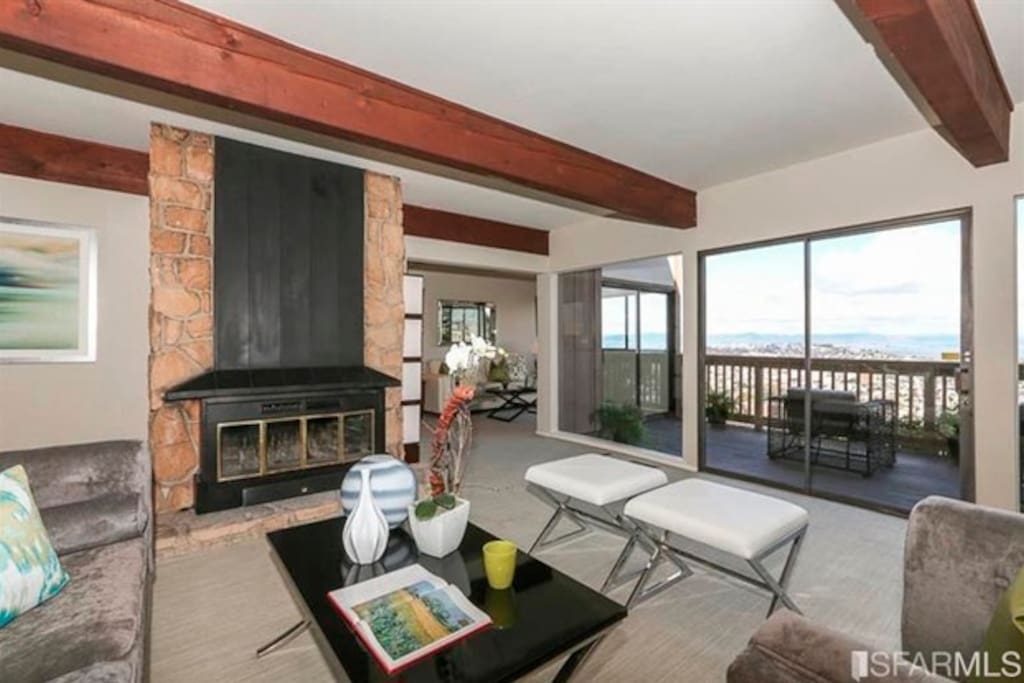 1st level: fire place