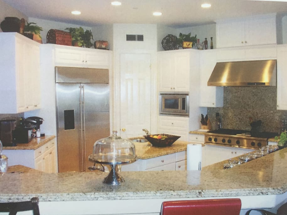 The kitchen which our guests are free to use.