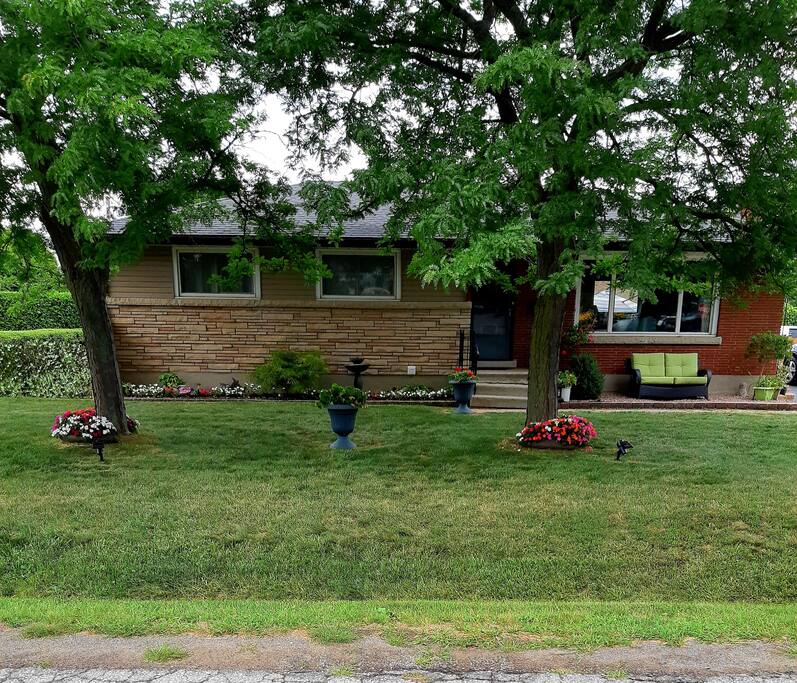 front of The Garden House