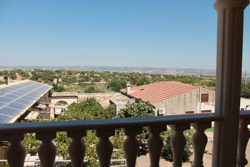 vista panoramica dal balcone