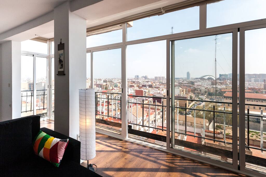 Vista desde el salón