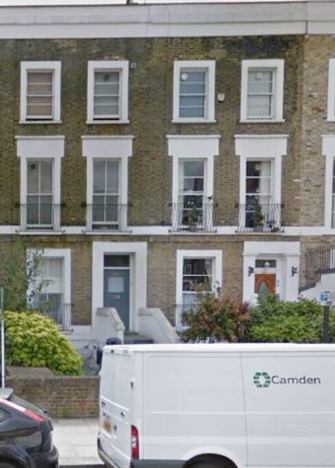 Front View - we are the basement and ground floor