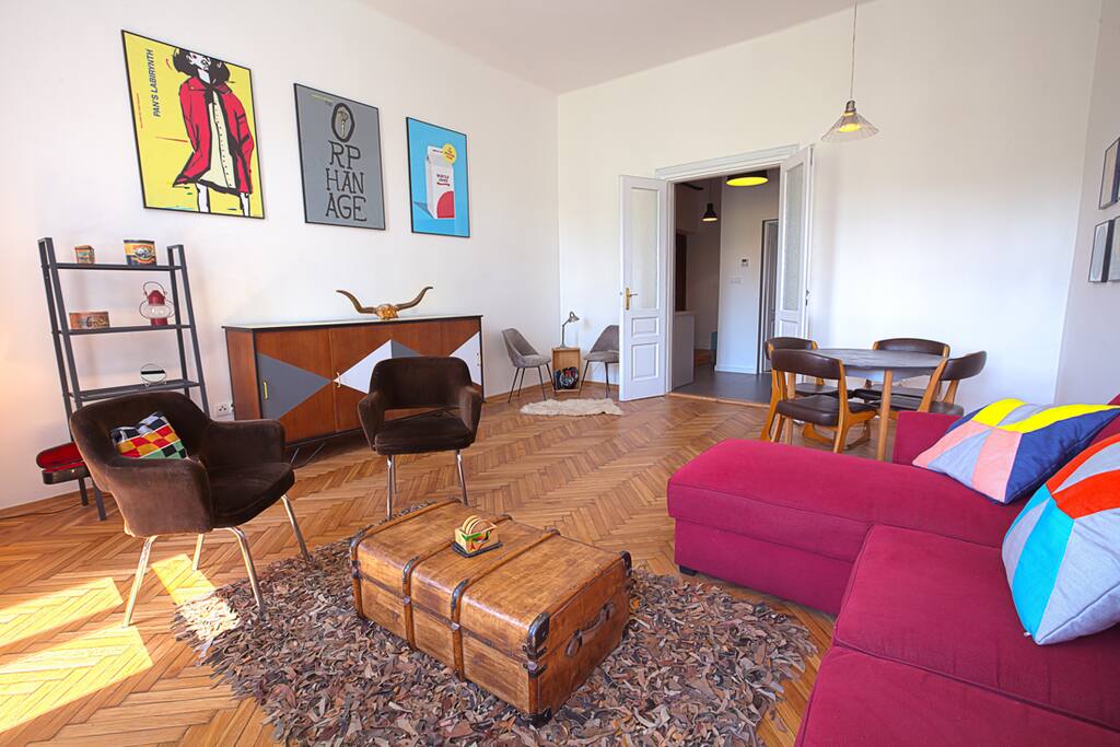 comfortable sofa/ can be used as a bed for two