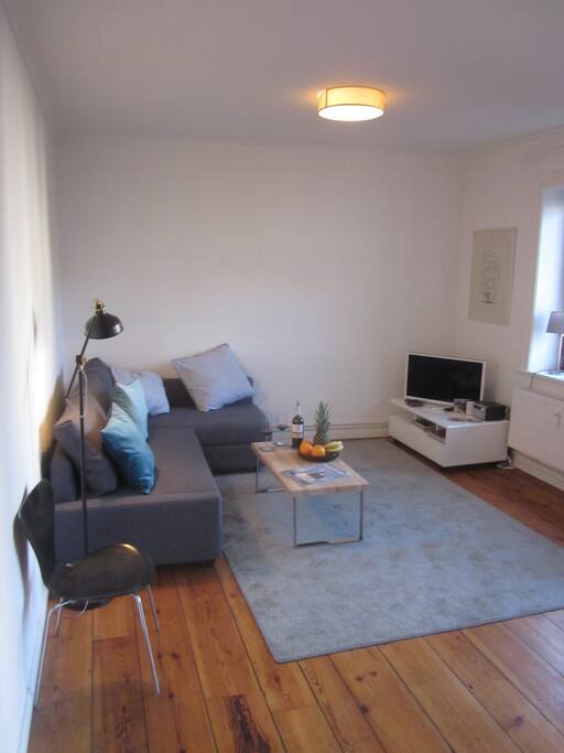 Wohnraum mit Doppelschlafcouch 2,00x1,60m