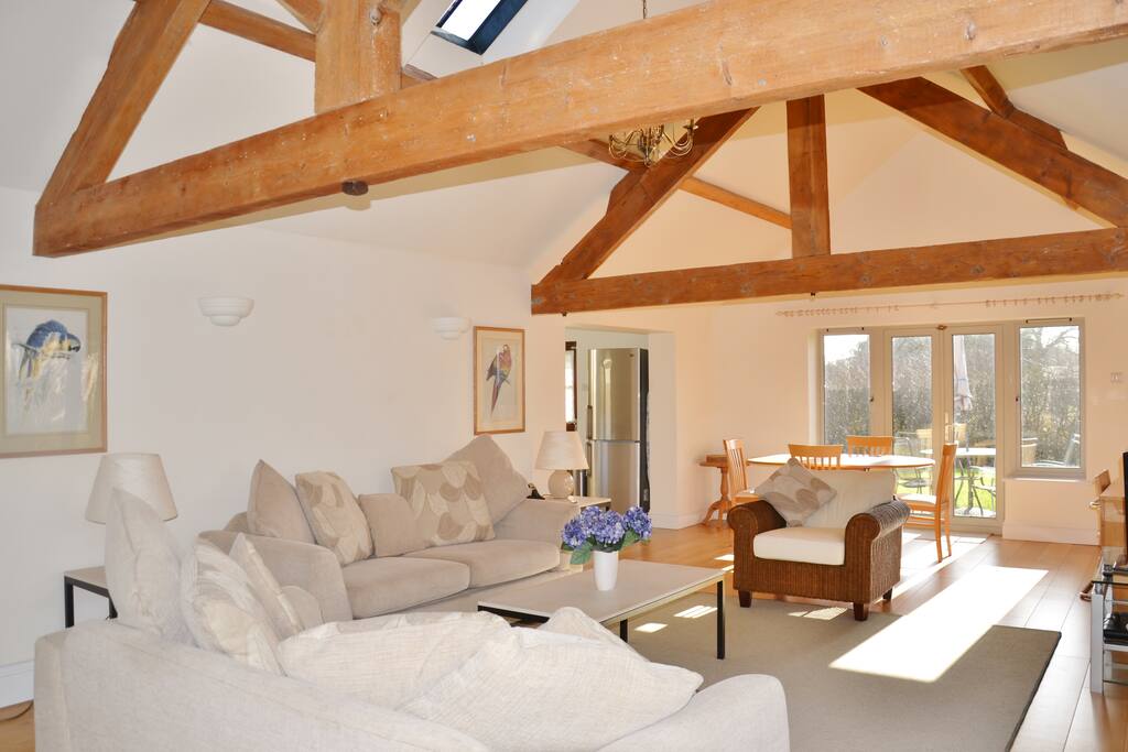 Double sofa bed in main living area