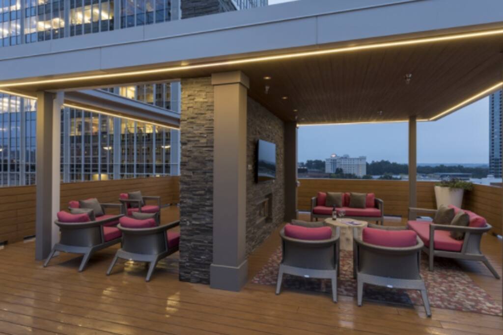 Two Rooftop Spaces