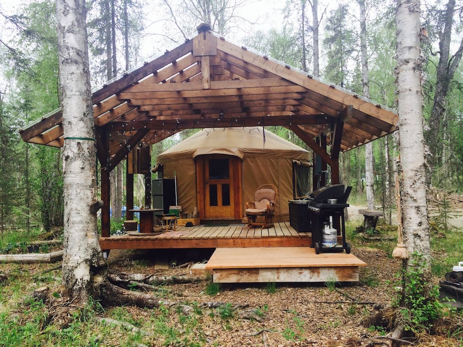 Yurt cottage - Yurts for Rent in Talkeetna, Alaska, United ...