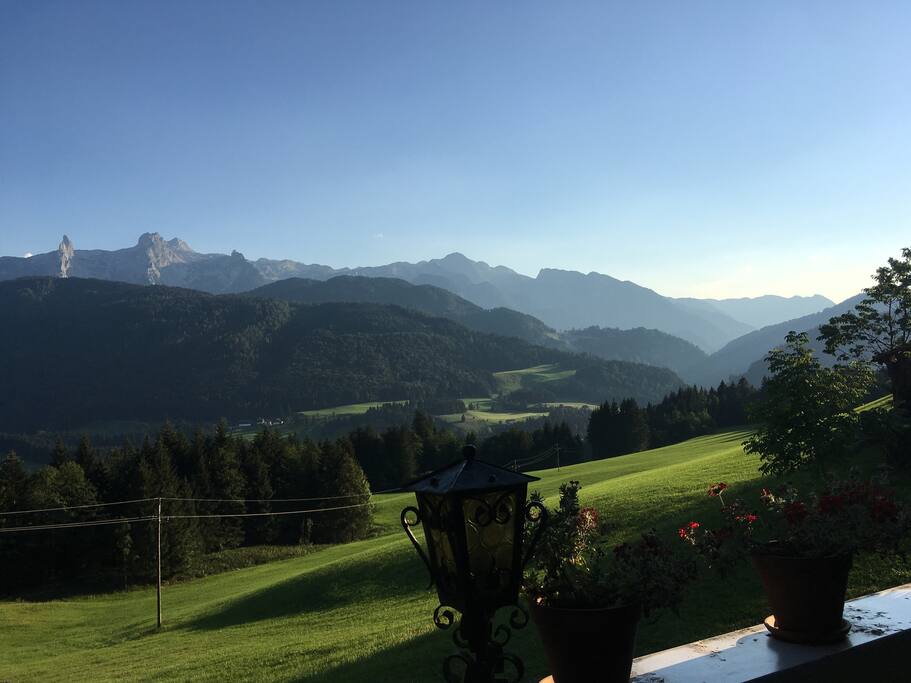 Aussicht vorm Haus