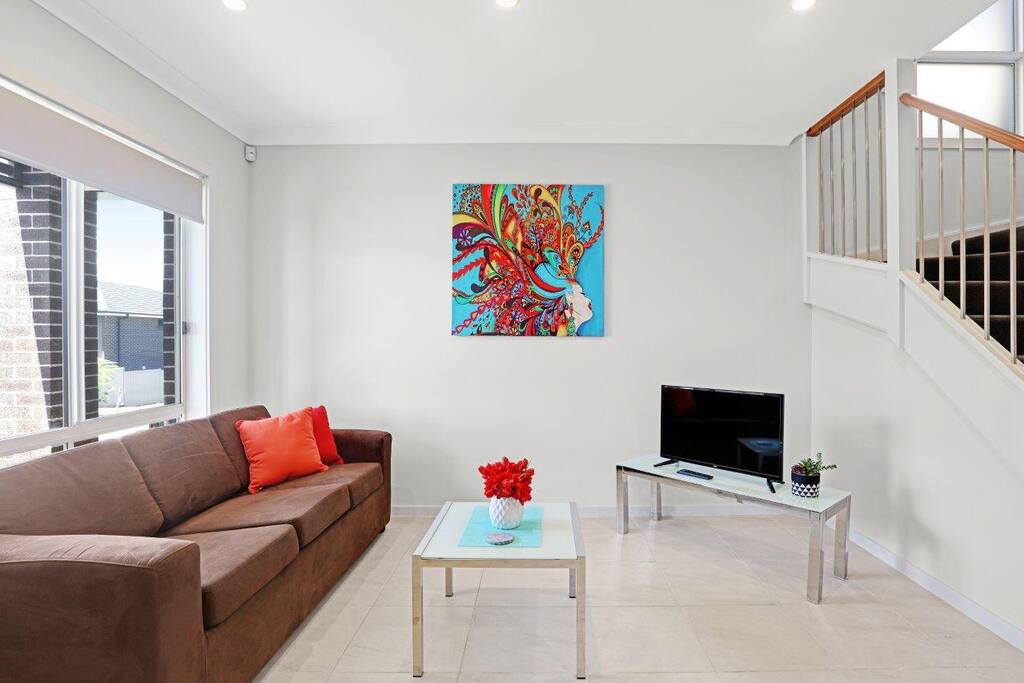 Living area with Extra Sofa Bed for Additional Guests