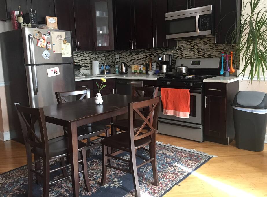Kitchen and dining area