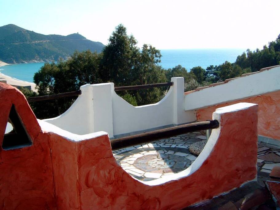 meravigliosa vista dalla casa