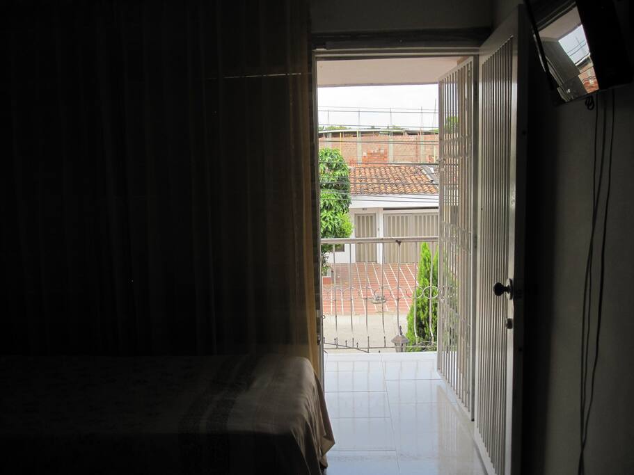 Acceso al balcon