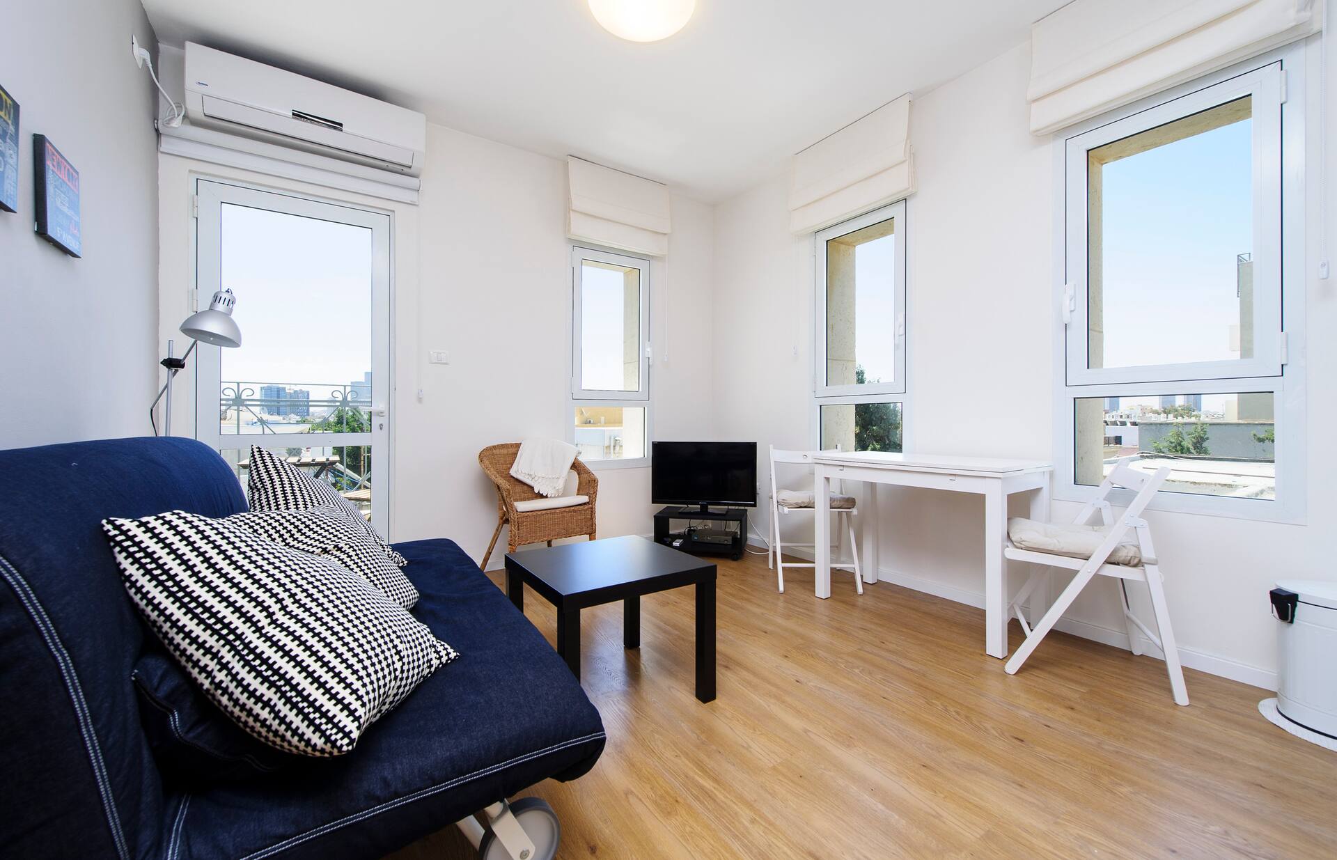 Bright, central, hip, fun and quiet