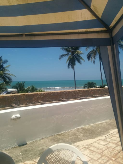 Vista de la playa desde área común