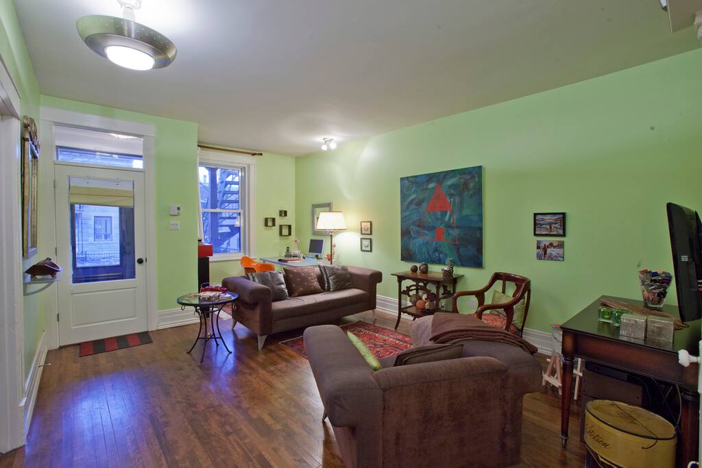 Our comfortable and warm living room.
