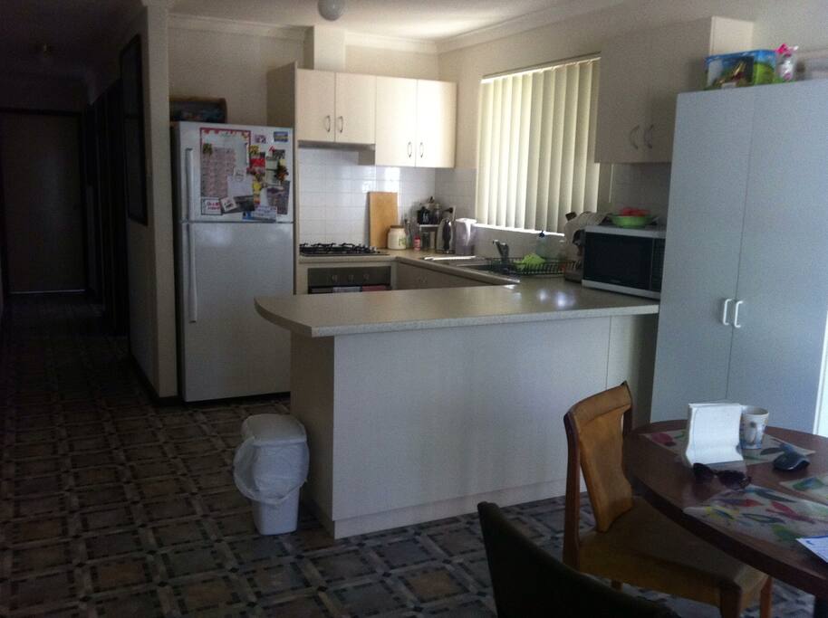 kitchen and dining