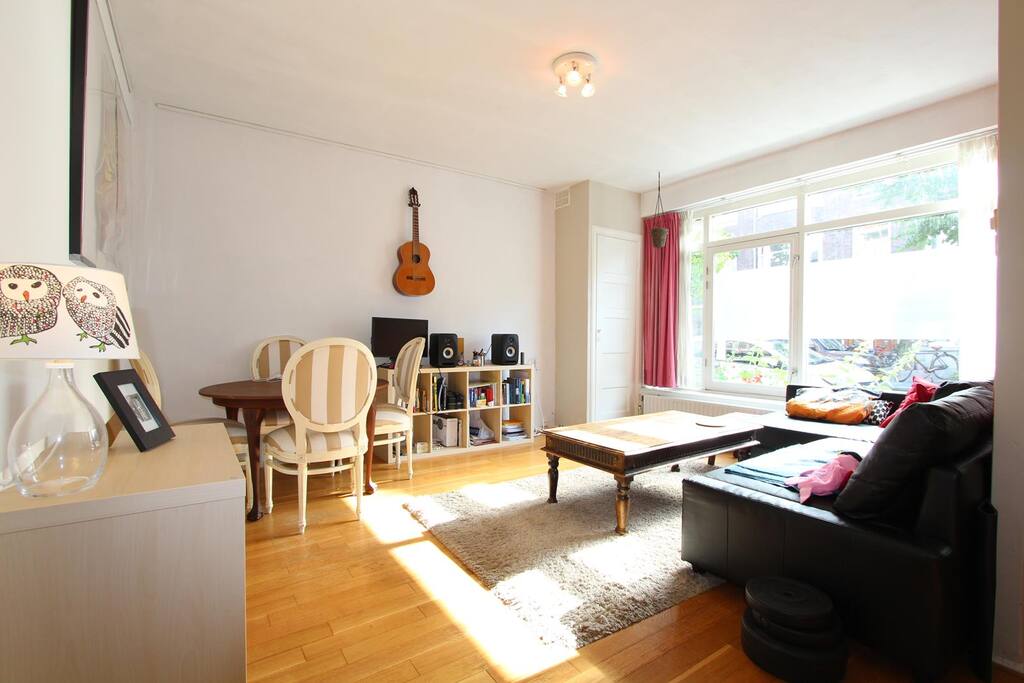 In the morning you can have sunny breakfast in the living-room