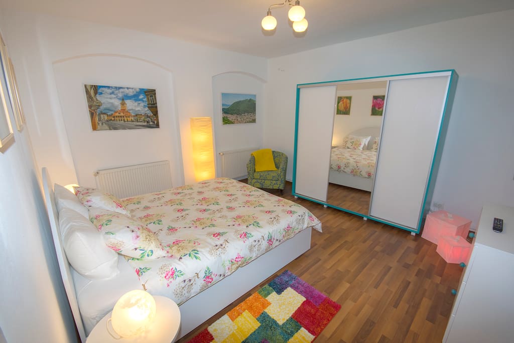 Bedroom with plenty of storage space for you