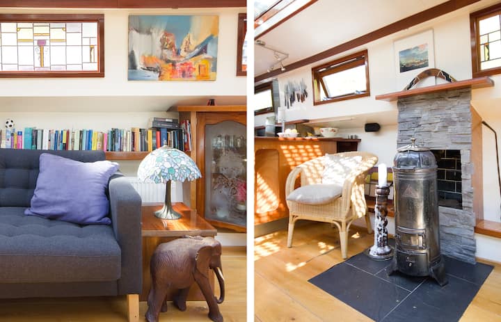 Houseboat on Prinsengracht Jordaan