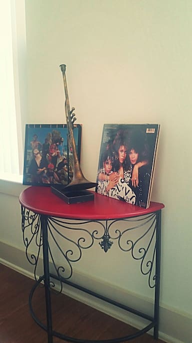 Enjoy some classic records on the turntable.