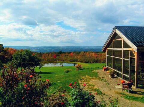 Private EcoBarn Home with Sensational Sunset View