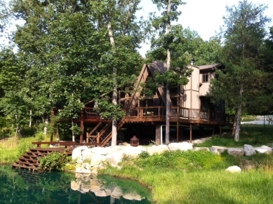 View from across our pond