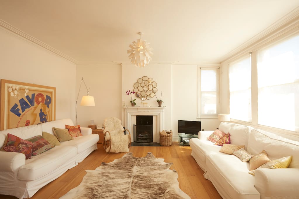 Here's the living room!