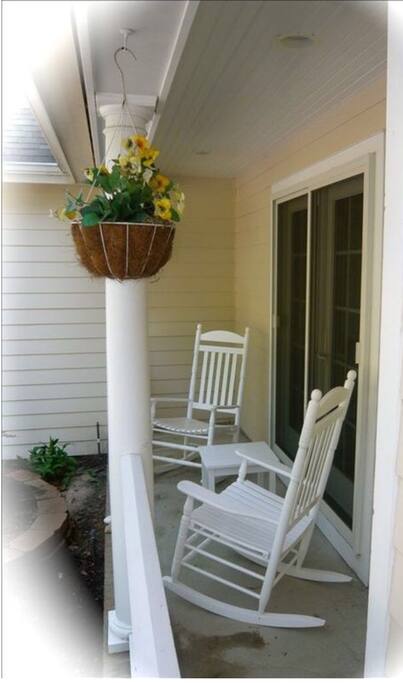 Relax and read on the front porch