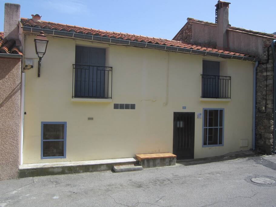 Front of house with parking