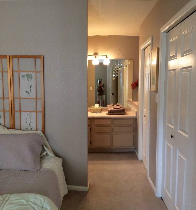 Attached bathroom