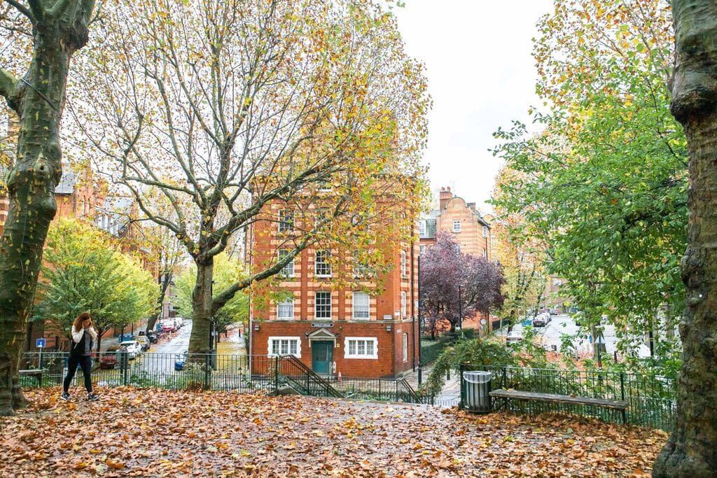 Street view from Arnold Circus (10m from apartment)