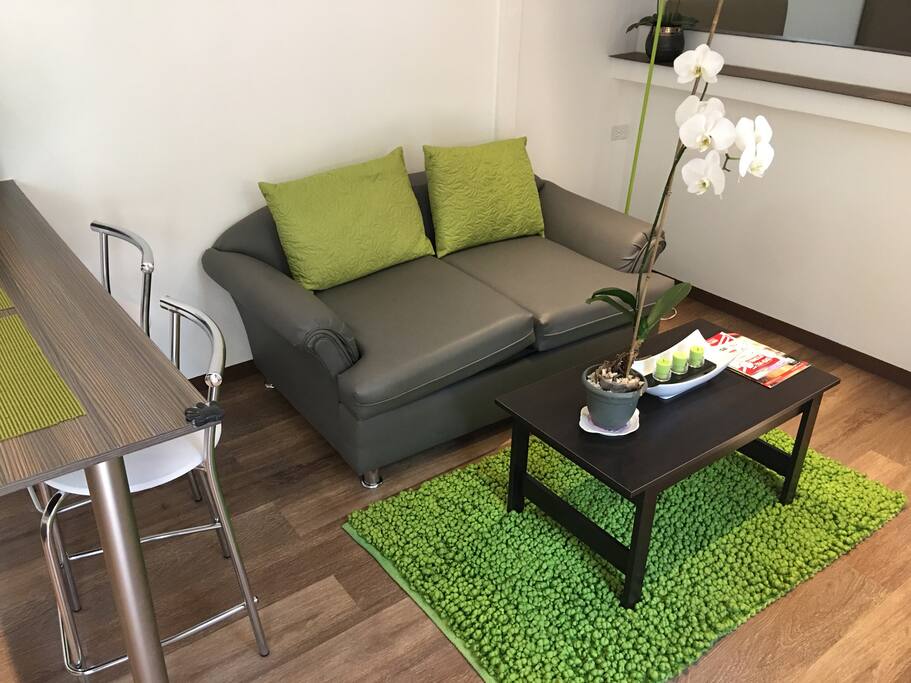 We love friends and we know you love them too. An extra sofa bed comes handy.