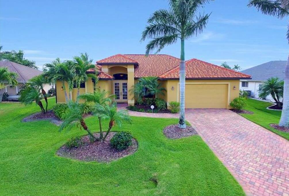 Front view of house.