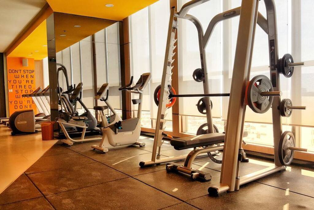 Get fit with modern equipment